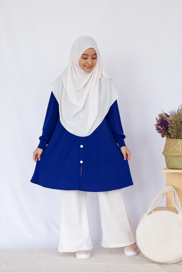 Xtra Size Ratu Balqis - Cobalt Blue